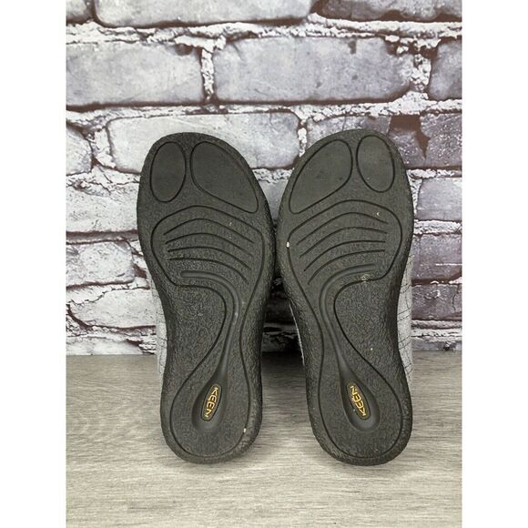 Keen Gray Fleece Lining Comfort Wool Slip On Gum Mules Shoes Women 7M US/37.5EU - Picture 12 of 16